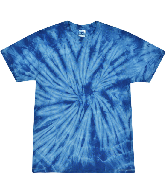 Active Wear Tie-Dye Shirt- Royal